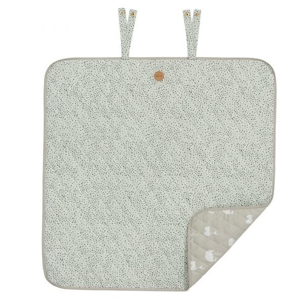 Ferm Living Kids Mint Dot Changing Blanket Huopa