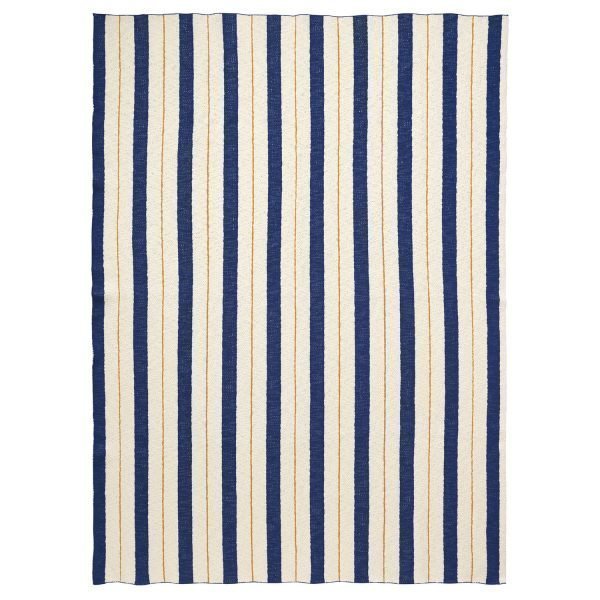 Ferm Living Kids Pinstripe Huopa Sininen