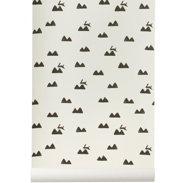 Ferm Living Kids Rabbit Tapetti Valkoinen