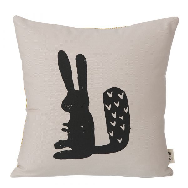 Ferm Living Kids Rabbit Tyyny Harmaa 30x30 Cm