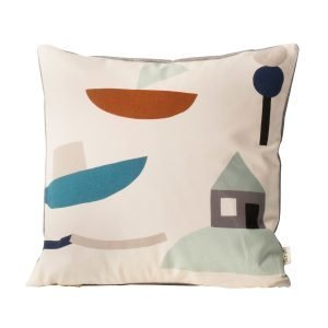 Ferm Living Kids Seaside Tyyny Valkoinen 40x40 Cm