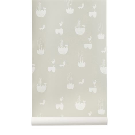 Ferm Living Landscape Tapetti Harmaa