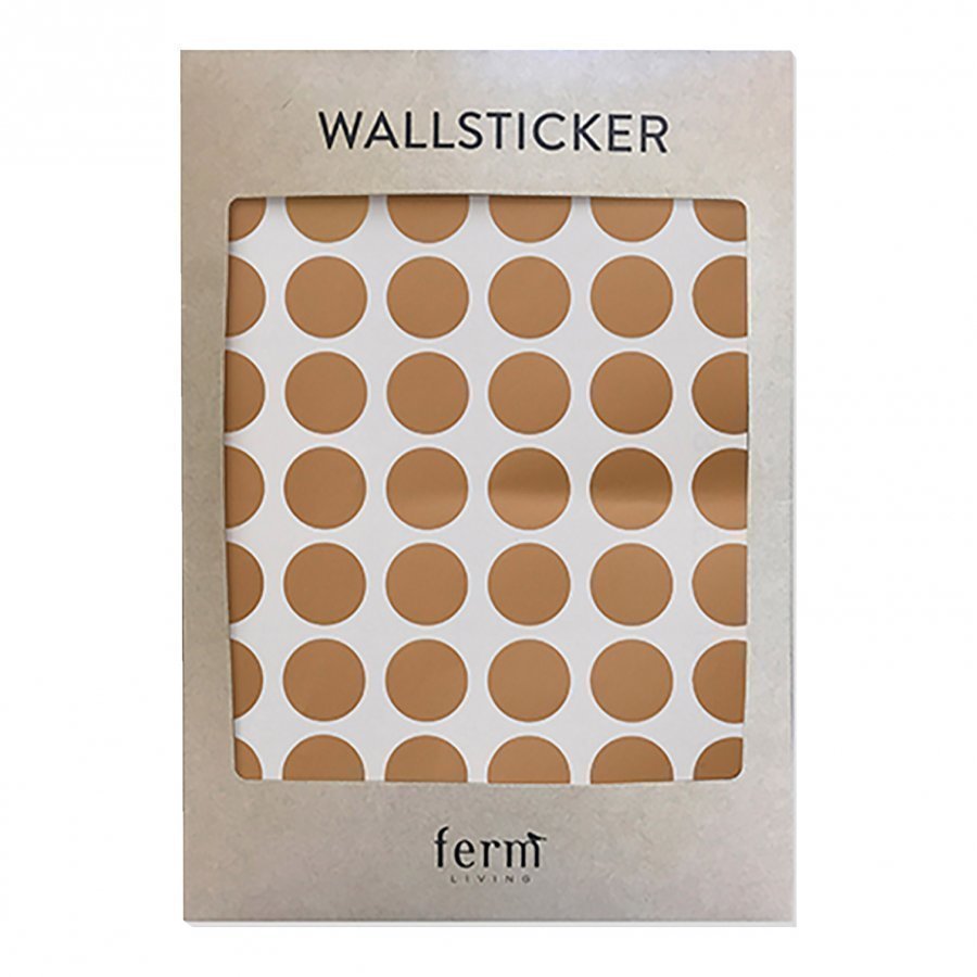 Ferm Living Mini Stars Wallsticker Copper Seinätarra