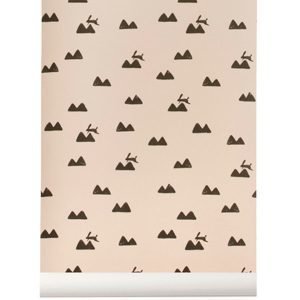 Ferm Living Rabbit Tapetti Roosa