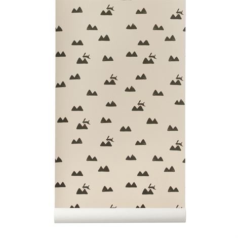 Ferm Living Rabbit Tapetti Rose Vaaleanpunainen