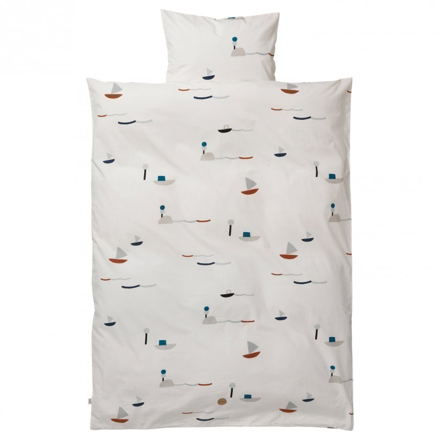 Ferm Living Seaside Bedding Baby Set Pussilakanasetti