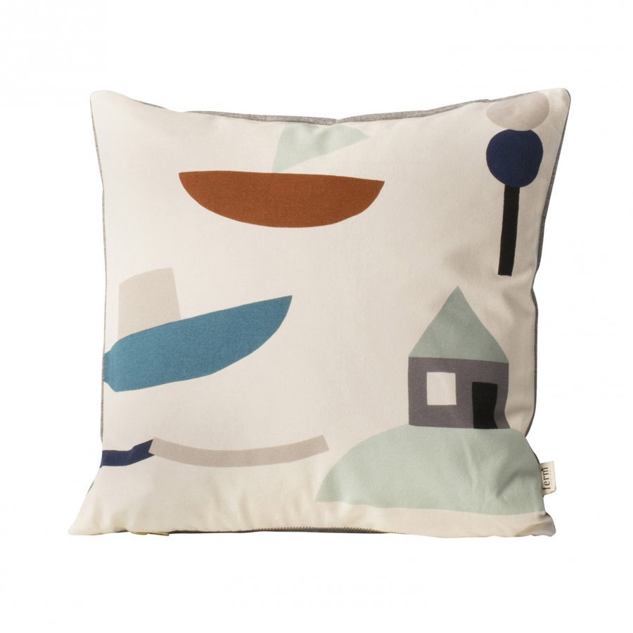 Ferm Living Seaside Cushion Off-White Tyyny