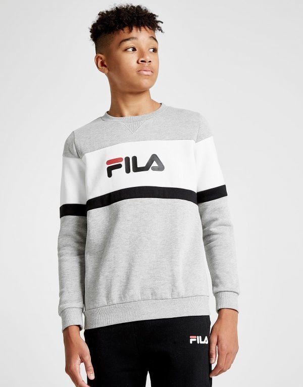 Fila Alesso Colour Block Crew Collegepaita Harmaa