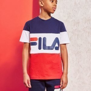 Fila Dux Colourblock T-Paita Laivastonsininen