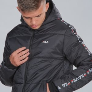 Fila Tobin Padded Jacket Takki Musta