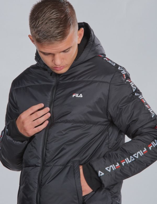 Fila Tobin Padded Jacket Takki Musta