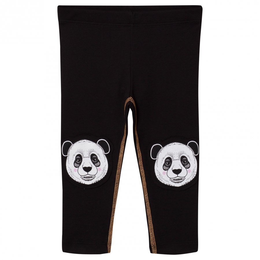 Filemon Kid Leggings Printed Knees Jet Black Legginsit