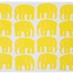 Finlayson Käsipyyhe Elefantti 50 x 70 cm Keltainen