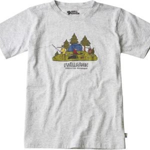 Fjällräven Kids Camping Foxes T-Shirt T-Paita Harmaa
