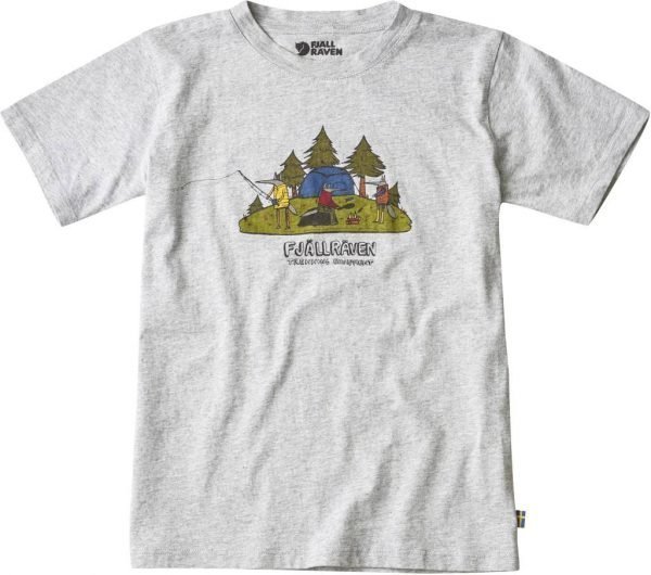 Fjällräven Kids Camping Foxes T-Shirt T-Paita Harmaa