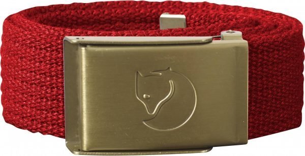 Fjällräven Kids Canvas Brass Belt Vyö Punainen