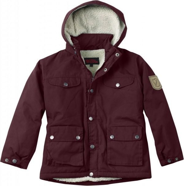 Fjällräven Kids Greenland Winter Jacket Talvitakki Tummanpunainen