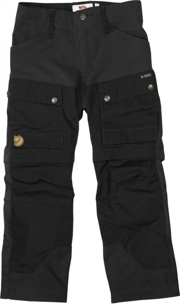 Fjällräven Kids Keb Gaiter Pants Katkolahjehousut Musta