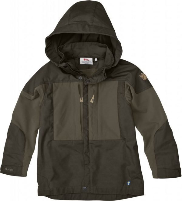 Fjällräven Kids Keb Jacket Retkeilytakki Dark Olive