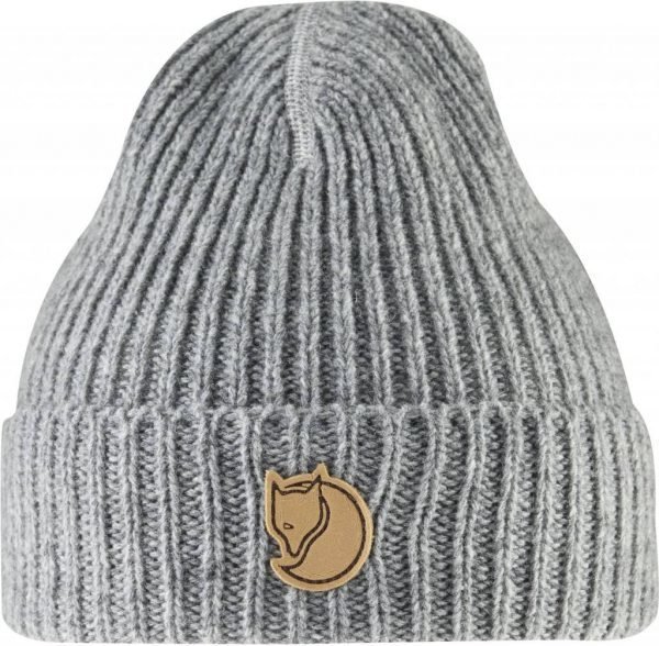 Fjällräven Kids Rib Beanie Pipo Harmaa