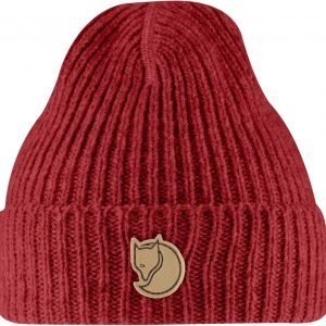 Fjällräven Kids Rib Beanie Pipo Punainen