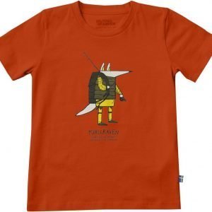 Fjällräven Kids Trekking Fox T-Shirt T-Paita Flame