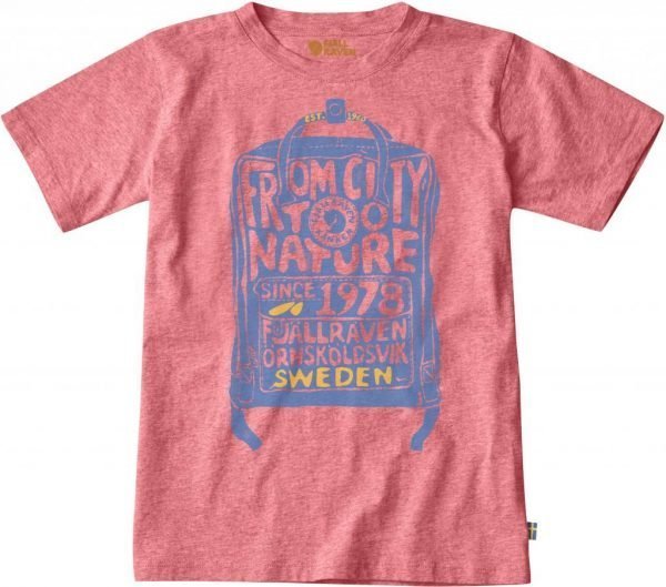 Fjällräven Kånken Kids T-Shirt T-Paita Pink