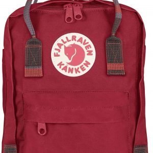 Fjällräven Kånken Mini Reppu Deep Red / Random Blocked