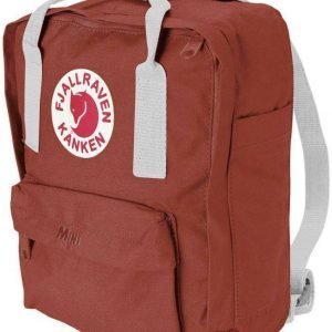 Fjällräven Kånken Mini Reppu Punainen / Valkoinen