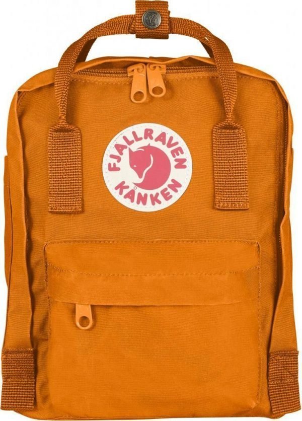 Fjällräven Kånken Mini Reppu Tumma Oranssi