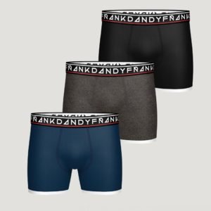 Frank Dandy 3 Pack Boy's St Paul Boxer Bokserit Kirjava