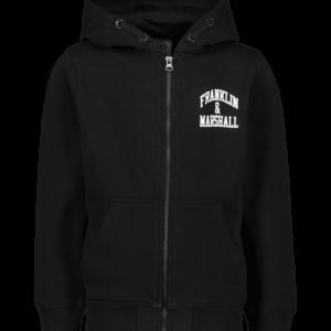 Franklin & Marshall Badge Logo Zip Hood Huppari