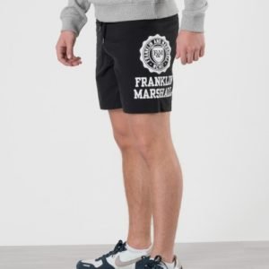 Franklin & Marshall Core Logo Swim Shorts Uimashortsit Musta