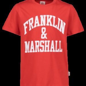 Franklin & Marshall F And M Cf Logo Tee T-Paita