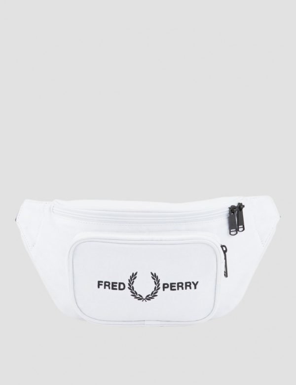 Fred Perry Graphic Waist Bag Laukku Valkoinen