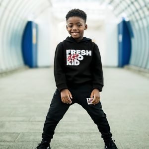 Fresh Ego Kid Fun Tracksuit Musta