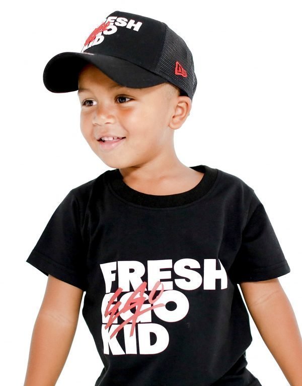 Fresh Ego Kid Logo T-Shirt Musta