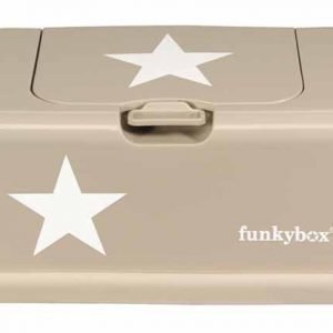 Funkybox Säilytysrasia puhdistuspyyhkeille Beige