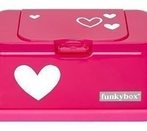 Funkybox Säilytysrasia puhdistuspyyhkeille Pinkki