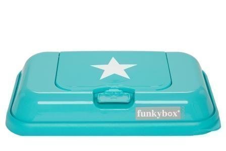 Funkybox Säilytysrasia puhdistuspyyhkeille To Go Turkoosi