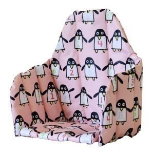 Färg & Form Istuinpehmuste syöttötuoliin Penguin Pals Vaaleanpunainen