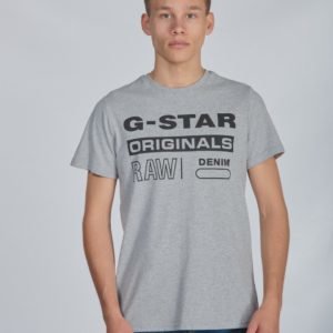 G-Star Ss Tee T-Paita Harmaa