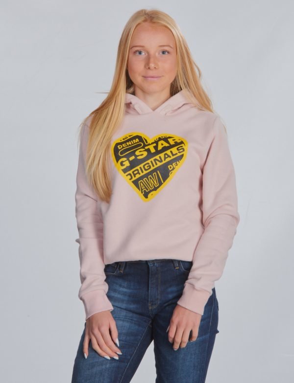 G-Star Sweat Huppari Vaaleanpunainen