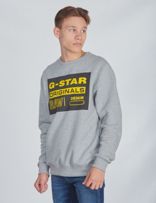 G-Star Sweat Neule Harmaa