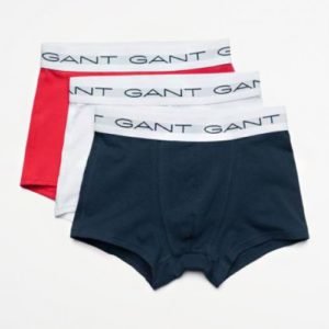 Gant 3 Pack Boys Trunk Basic Bokserit Kirjava