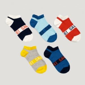 Gant 5 Pack Sneaker Socks Sukat Sininen