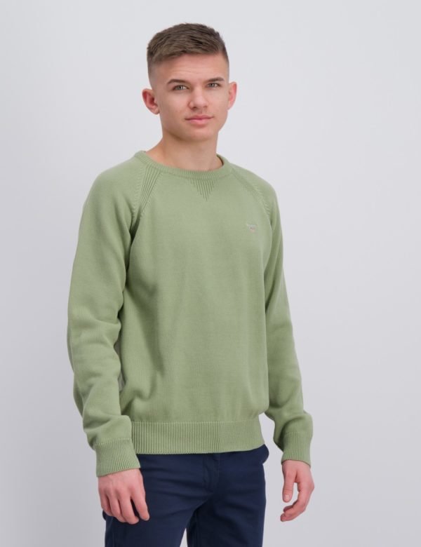 Gant Casual Cotton Crew Neule Vihreä