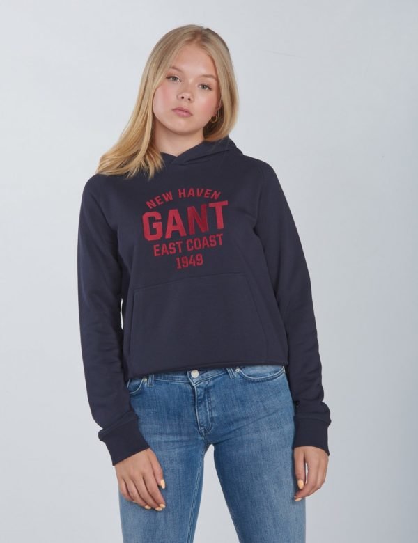 Gant Collegiate Gant Logo Hoodie Huppari Sininen