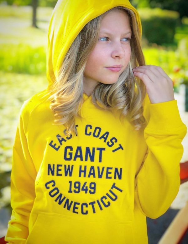 Gant Collegiate Gant Sweat Hoodie Huppari Keltainen