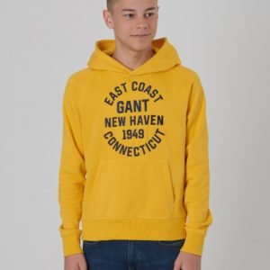 Gant Collegiate Gant Sweat Hoodie Huppari Keltainen